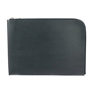 Louis Vuitton Pochette Jour Epi Blue Marine Blue Silver L Zip Clutch